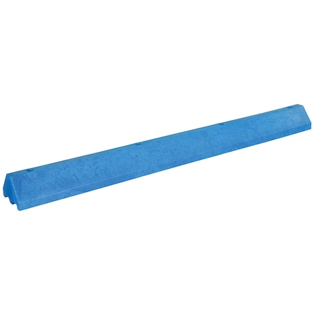 Vestil Truck Stop Recycled Plastic, Blue, 96" CS-TB96-B